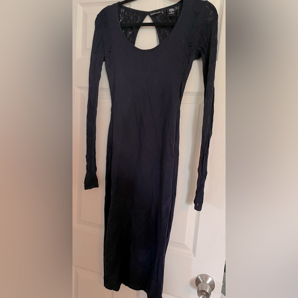 Victoria’s Secret knit bodycon navy blue dress